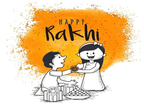 Cartoon Images for Raksha Bandhan 2020