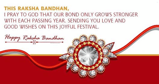 Raksha Bandhan words from Brother