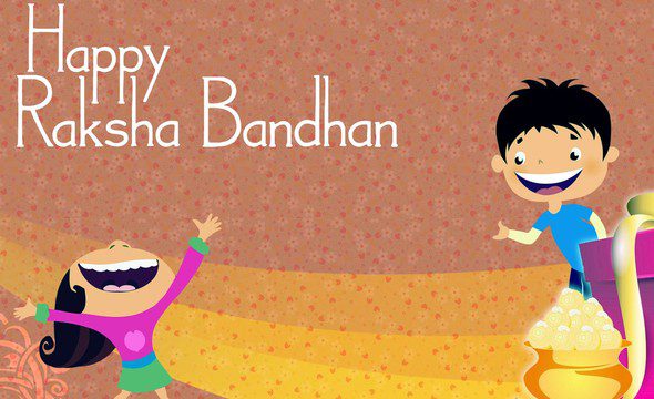 Happy Raksha Bandhan to Sister from Brother HD Wallpaper