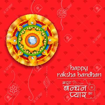 Raksha Bandhan Greeting images for Cousins