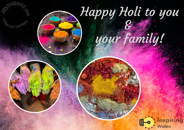 Happy Holi Wishes Images for Family