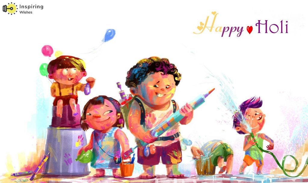 Holi Images for Kids
