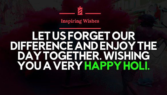 Holi Wishes in English
