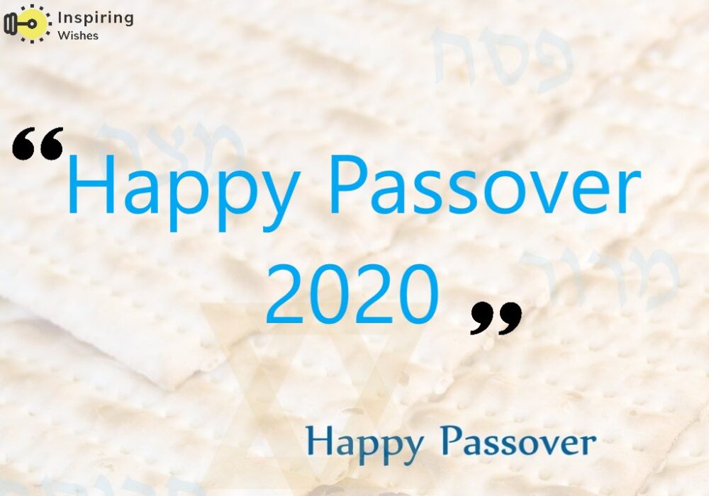 Passover Pictures 2020