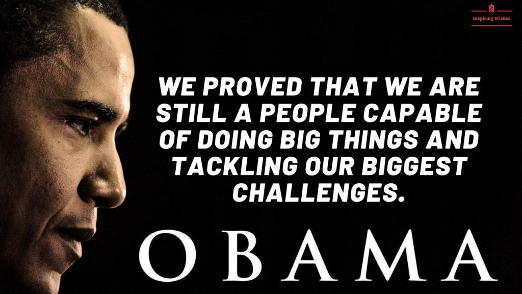 Inspirational Quotes By Barack Obama Encouraging Sayings