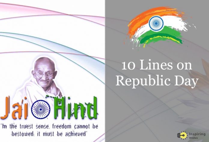 10 Lines on Republic Day of India