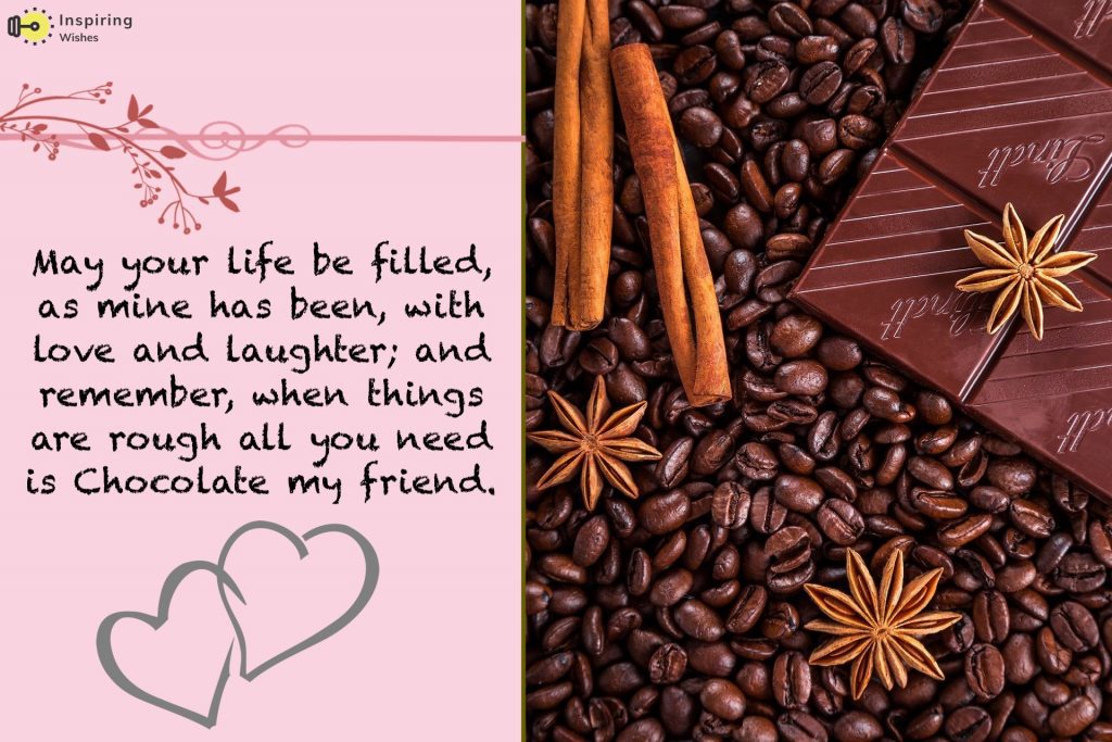 Chocolate Day Greeting Message for Friends, Family