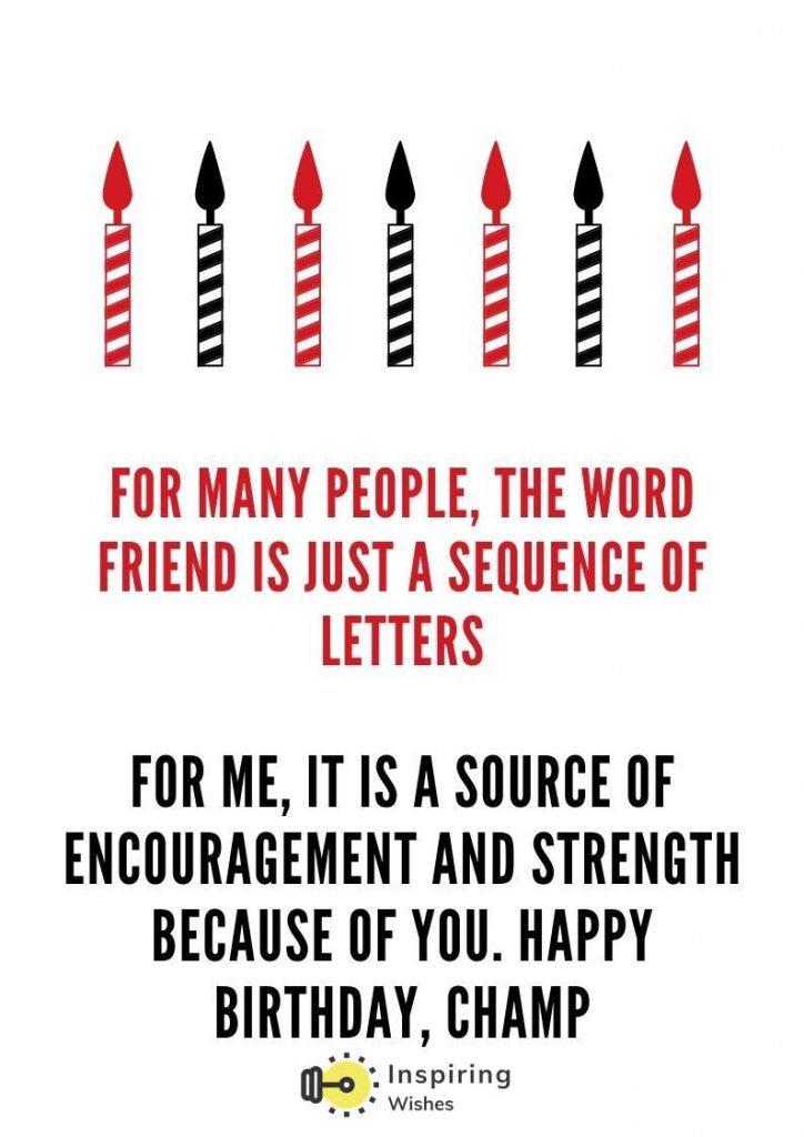 Encouraging Quotes for Friend on Birthday
