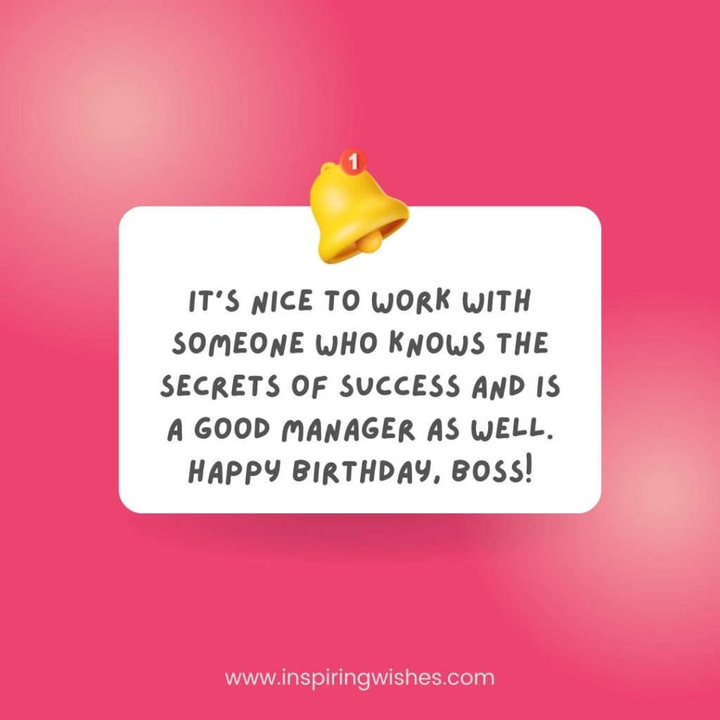 Inspirational Birthday Wishes for Boss