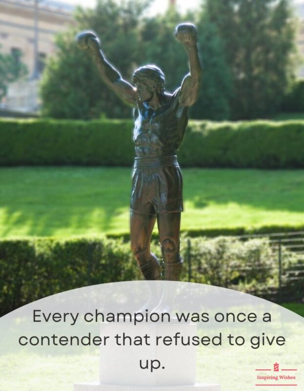 Sylvester Stallone in ROCKY - Inspirational Quotes