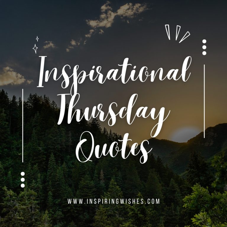 Thursday Inspirational Quotes