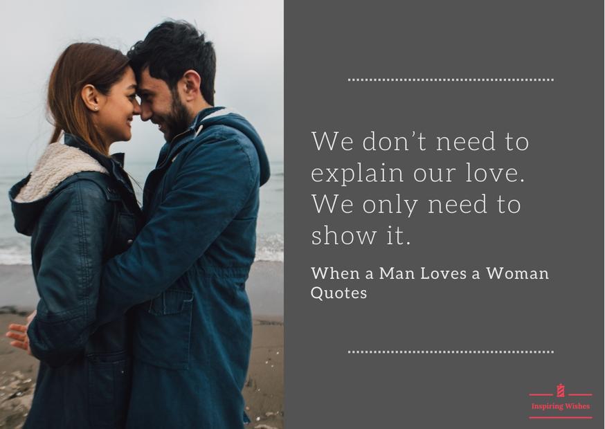 When a Man loves a woman Quotes