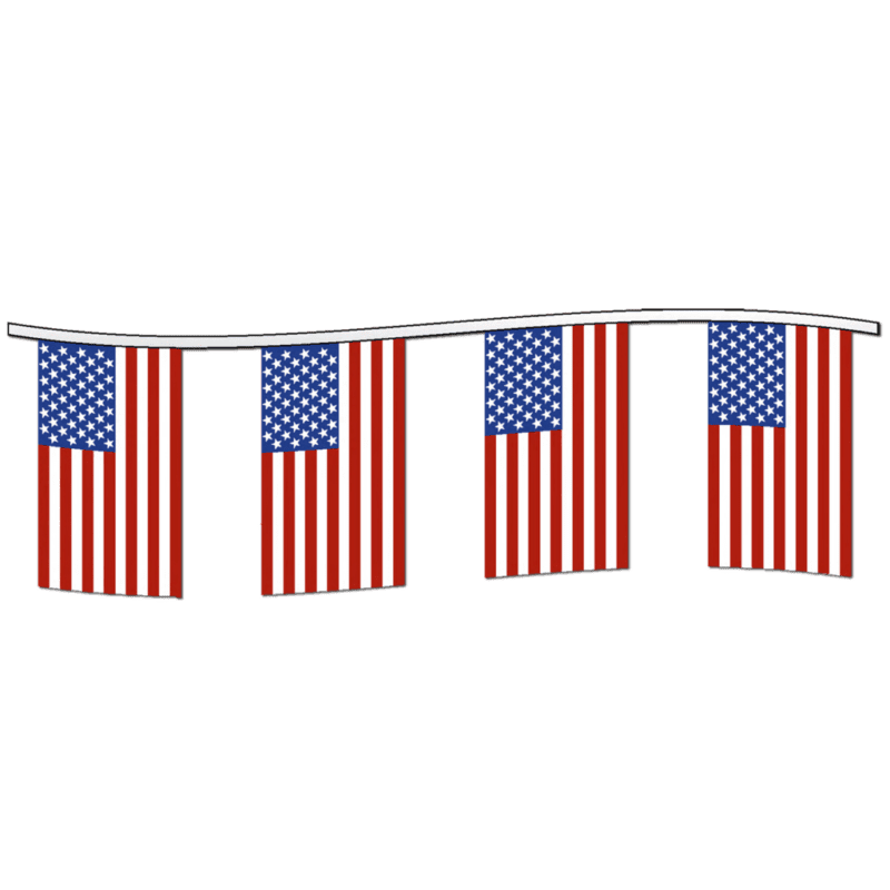 Happy Memorial Day Flags