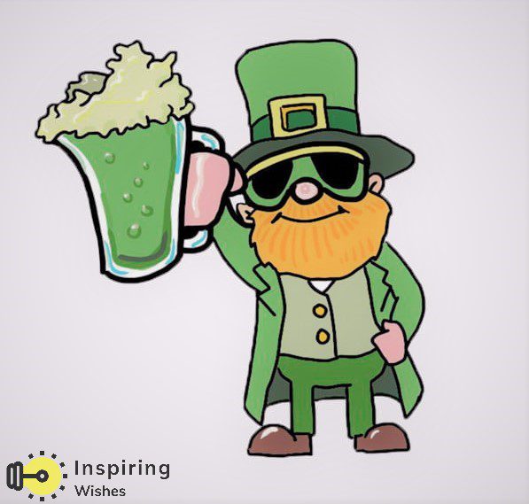 St Patricks day Color Sketch image