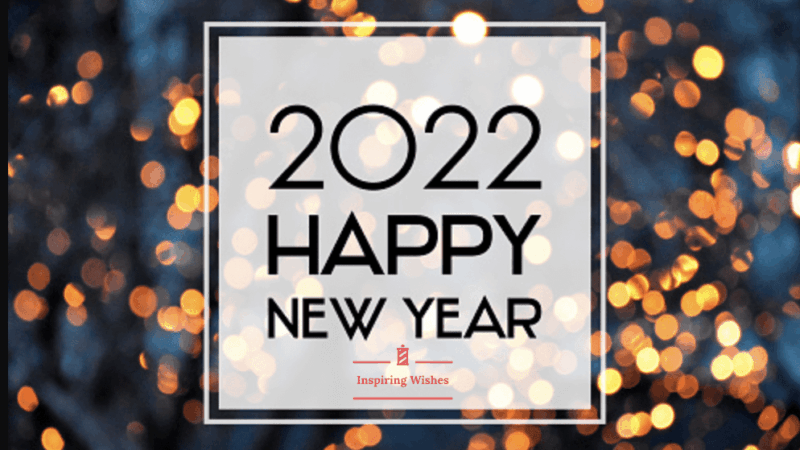 Wish You Happy New Year 2022